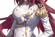 【FGO】軍服姿のスカサハ師匠イラスト！！　白軍服の衣装好きすぎる////////