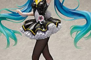 フィギュア「初音ミク Project DIVA Arcade 初音ミク マイディアバニーVer.（再販）」予約開始！もちろん網タイツはおなじみの布製になっており、バニーフィギュアの魅力を惹き立てます