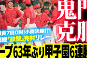 【祝勝会】カープ、阪神に甲子園6連勝！2戦連続『1-0完封勝ち』で鬼門克服