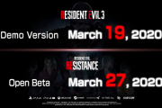 『バイオハザードRE:3』3月19日に体験版の配信が決定！レジスタンスのオープンβテストも3月27日に開始！海外向けに正式発表