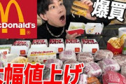 【絶賛】ヒカルさん、マクドナルド値上げに言及「値上げしたと言ってもやっぱ安い。200円取っても別に違和感ないクオリティー」