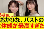 おかひな、バストの立体感が最高すぎた!!【乃木坂46・乃木のの・岡本姫奈・矢久保美緒】