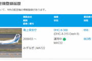 事故で炎上した海保の機体『JA772A みずなぎ』東日本大震災の時に、仙台空港で被災したが奇跡的に損傷が少なく復活した機体だと判明