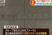 【新型コロナ】塩野義製薬、予防ワクチン開発へ　年内には臨床試験、来年以降1000万人規模の提供目指す