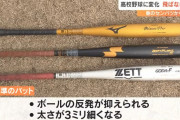 【悲報】 高校野球、飛ばない金属バット導入で長打が出なくなる