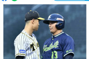 怪物ルーキー阪神佐藤、ヤクルト新外国人オスナに「メンチを切り」、萎縮させる