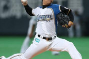日ハム谷元(2017年)防御率3.31 24奪三振 14四球→中日移籍