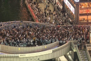 大阪市、阪神ファンが道頓堀川に飛び込んでも上がりやすいように水位を上げていた