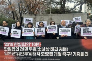 【慰安婦問題】日韓合意から10年、支援団体が「合意の全面的な無効」を訴え記者会見「合意は一方的・屈辱的な約束だ」