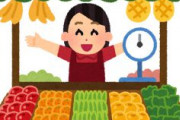 【画像】野菜売りの現役JK