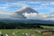 【ふもとっぱらキャンプ場】そこそこ晴れてても富士山見えない時ある