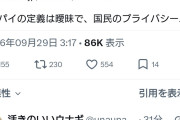 まるで意味不明だが　〜　立憲・石垣のりこ氏「スパイ防止法に反対するのはスパイ、と言うほど本当のスパイは賛成するだろうなあ