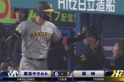 【阪神】佐藤輝明、延長10回勝ち越しホームランッ！！！！