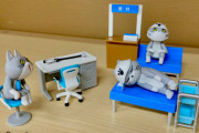 「病院用の家具」がミニチュアフィギュアになってガチャに登場！「病院マスコット」