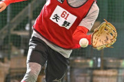カープドラ6矢野が入寮初日から300球の打ち込み！「倍以上やらないとダメ」