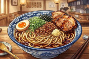 横綱でまぜそば頼んで食べてるんだけど･･･まぜそばかこれ？