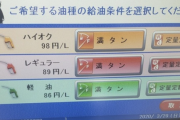 【朗報】とうとうガソリン1リットル＝80円台の世界へ