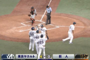 巨人、４試合連続グラスラ被弾の新記録ｗｗｗｗｗｗ