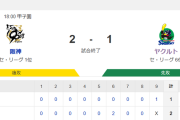 【試合結果】ヤクルト1-2阪神　アビラ6回2失点　山田2安打1打点