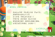 あつまれどうぶつの森 レイコから誕生日プレゼントのお返しが届きました