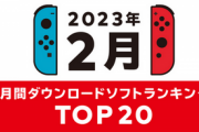 任天堂が2月のダウンロードランキングTOP20を発表！