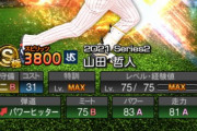 【プロスピA】山田の査定厳しいな…オールA圏外やんか
