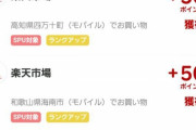 楽天経済圏｢楽天市場のポイントが1%づつ増えます！｣←こいつ