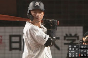 ロッテ鳥谷敬 打率.139 0本 6打点 出塁率.205 OPS.400