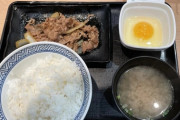 【悲報】吉野家の定食、いくらなんでもしょぼくれすぎ【画像】