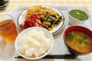 【画像】ワイ出張民、ビジホで優雅に朝食 ＆ ビジホで優雅に夕飯?