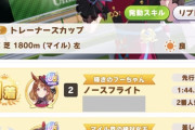 【ウマ娘】スレ民のチャンミMILE試走…大逃げは出せば出すほど有利なんだ！！