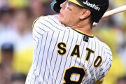 佐藤輝明(神) .224(331-74) 13本 54打点 97三振 出塁率.309 OPS.735←こいつが牧になれなかった理由
