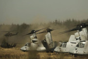 MV-22オスプレイとCH-53Eスーパースタリオンで海兵隊員達を空中投入…レゾリュート・ドラゴン22！