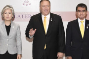 【3カ国外相会談】ポンペオ米国務長官、日韓に関係改善促す　具体的な仲介案は示さず