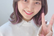 【AKB48】稲垣香織ちゃん、紫のエクステを付けてみる?