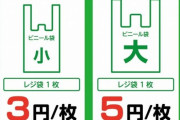 店員「レジ袋はご利用ですか？」ワイ「はい」店員「サイズ大と小がございますが…」ワイ「(これはどっちなんや・・・)」