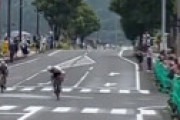 鹿児島で開催されたインカレ自転車大会で十数人絡む大事故　4人救急搬送、1人意識不明の重体
