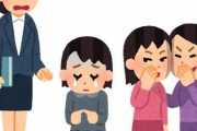 泣いてる子は耳かなんかが不自由で、後ろからいきなり話しかけられるとわからない。それを知ってる女子グループが肩を叩く→泣いた子が振り向く→誰もいない…