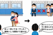【画像】空いた電車でヤバいカップルがまさかの行動・・・