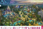 東京ディズニーシーの新エリア 「アナと雪の女王」など3つの作品を題材に 総開発費は約3200億円