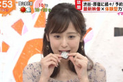 【超画像】女子アナさん、地上波で咥える