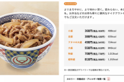 【悲報】吉野家が牛丼値上げ、並盛426円。もう終わりだよこの国