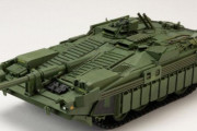 スウェーデン軍の名車「S-タンク」をプラモ化…車高調整やEAT弾用柵アーマーなど再現！