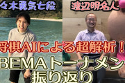 佐々木勇気七段・渡辺明名人が将棋AIでABEMAトーナメントを振り返り【YouTubeLive】