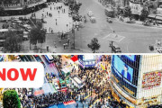 外国人「70年前と現在の渋谷スクランブル交差点を見比べてみた！」