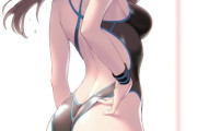 【FGO】水着武蔵ちゃんの競泳水着を着た凛！！　競泳水着、最高ですね！
