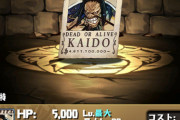 【パズドラ】マム6、カイドウ6、白ひげ2←手配書確保数の総意