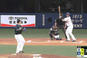 【中日対ヤクルト17回戦】中日・木下拓哉、ヤクルト・清水から第１０号勝ち越しソロホームラン！！！！！