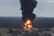 【動画】オハイオ州の化学物質列車事故、クソヤバいのに全く報道されない