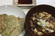 チヂミと麻婆豆腐作ったから質問答える